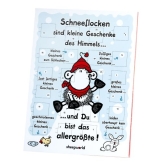 Sheepworld Adventskalender Schneeflocke, (75 g)